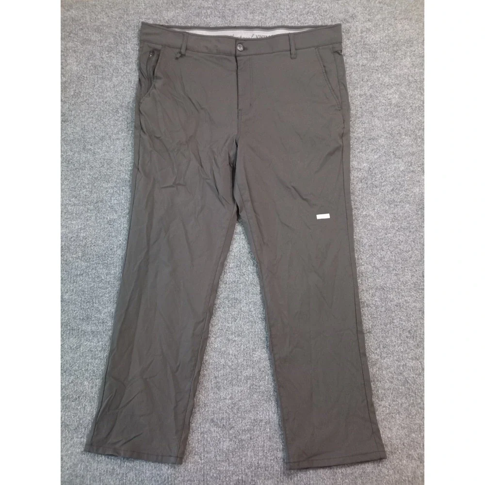 Weatherproof Vintage Men's Performance Golf Pants Brown 40x30 Stretch Casual